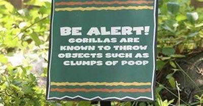 Funny Zoo Signs