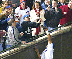 Sometimes it rains on your wedding day, or you dog eats your final paper, or sometimes Steve Bartman decided to go to a Cubs game.