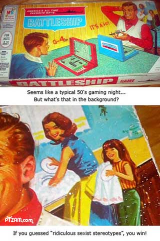 Sexist 50's Boardgame