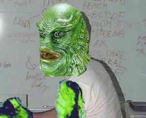 Tom from the black lagoon