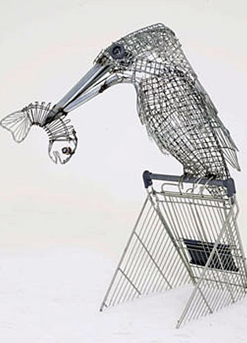 Shopping Cart Sculptures