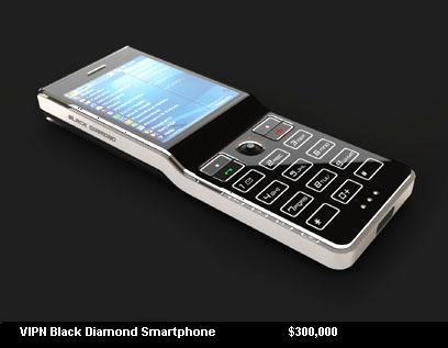 sony ericsson black diamond - 79 30 Vipn Black Diamond Smartphone $300,000