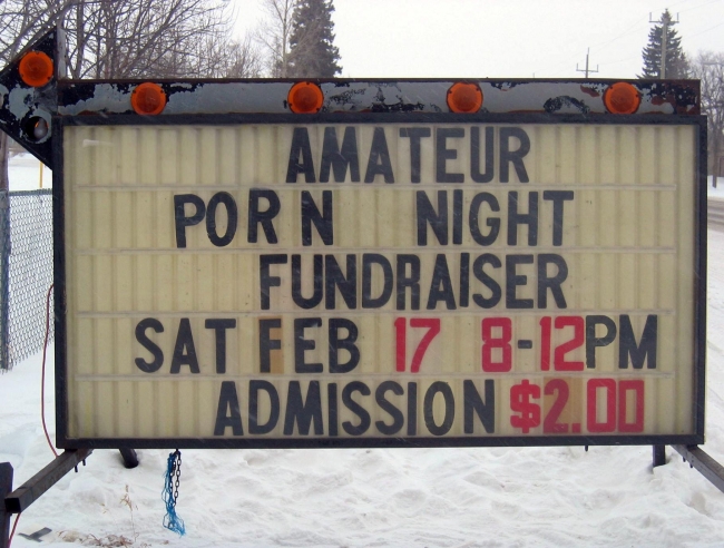 I live in a small town, we do what we can to raise money...