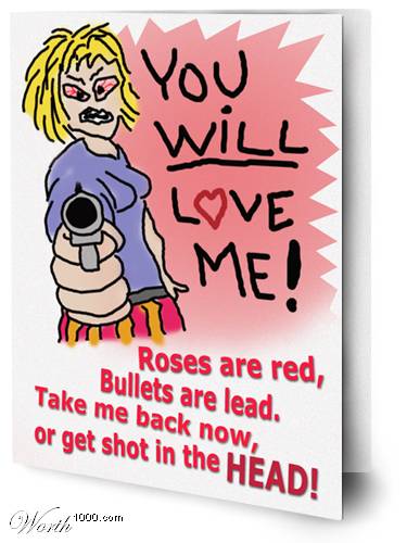 Valentine cards you don't wanna get