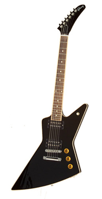 A Gibson Explorer Pro Black and Gold