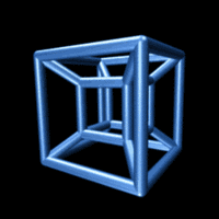 hypercube rotating