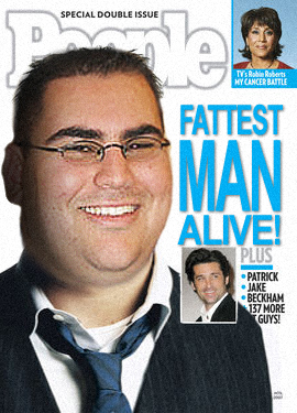 Find out who you voted as the "Fattest Man Alive"
