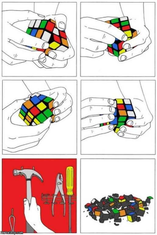 Step by step instructions on how to solve a rubic's cube