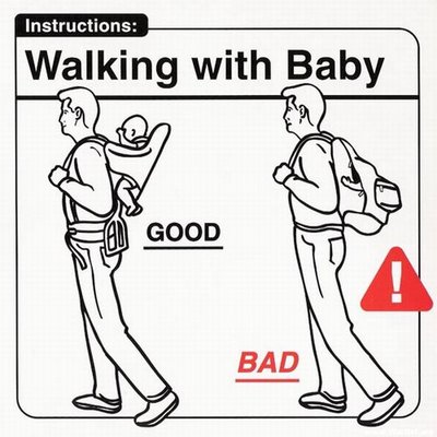 Babies - the right and wrong way