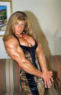 Ok ladies...if you want to look like a dude, please, work out like this chick