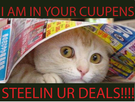 hiding scared cat - Tam In Your Cuupens po Steelin Ur Deals!!!!
