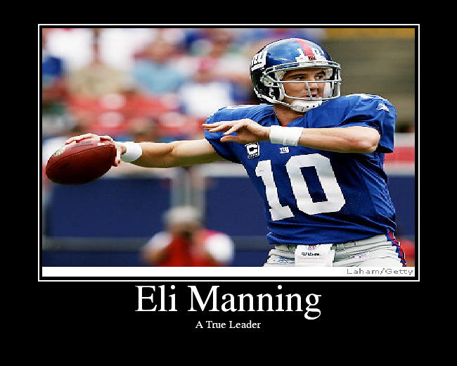 Joke man. True leader. Manning joke KD. Eli's man.
