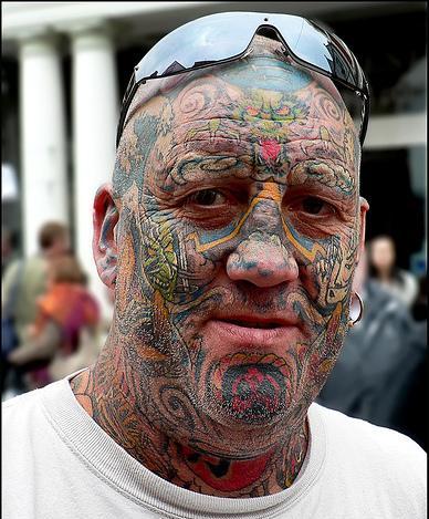 Insane Face Tattoos