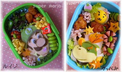 japanese lunch box luigi bento - super mario super mario Jr