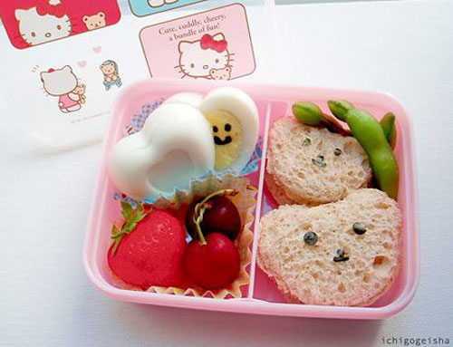 japanese lunch box bento lunch - Cute cd cheer handle of fun! ichigogeisha