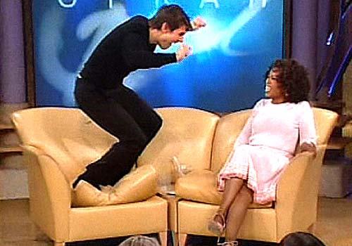 tom cruise jumping on couch
