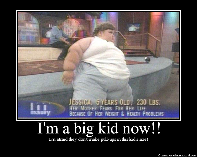 I'm afraid they don't make pull-ups in this kid's size!