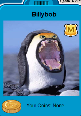 look a penguin, or something else