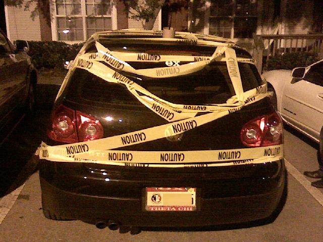 Caution Taped