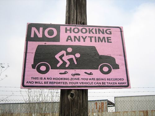 this is a no Hooking zone