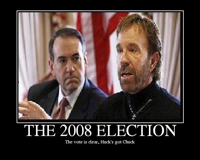 The vote is clear, Huck's got Chuck