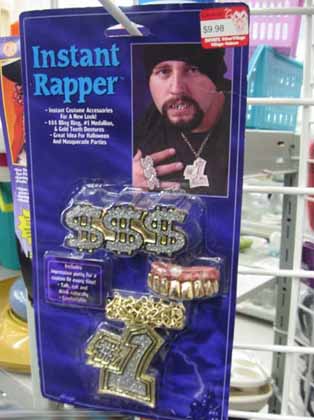bling bling become an instant rapper with this kit
