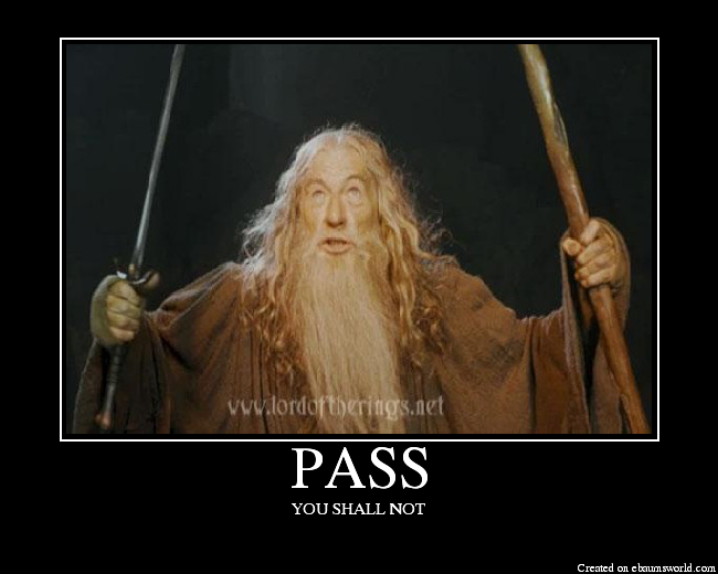 YOU SHALL NOT