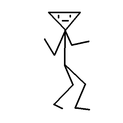 My first animation... The Walking Stickman!