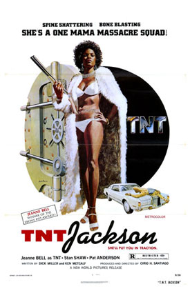 tnt jackson blu ray - Spine Skattering Bone Blasting She'S A One Mama Massacre Squad! TNTJackson Jeanne Bell R Tnt. Stan Shaw. Pat Anderson A New World Cures Release