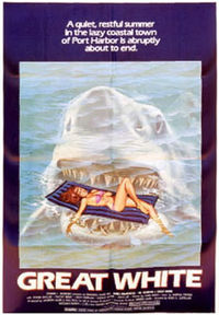 last shark (1981) - Aquet restul summer of Port Harbor abruptly about to end. Great White