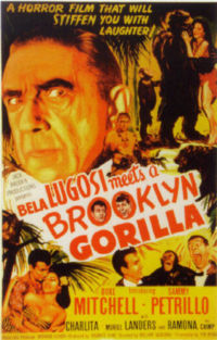 bela lugosi meets a brooklyn gorilla - A Horror Film That Will Stiffen You With Laughter Bela Eugos I meats a Brooklyn Gorilla Mitchell Petrillo Charuta W Anders Ramona