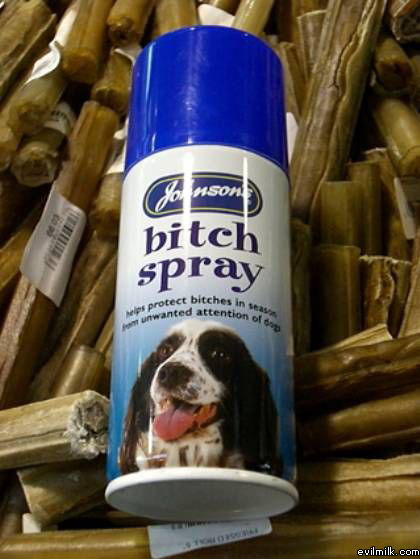 Why slap your hos when you can spray  them?