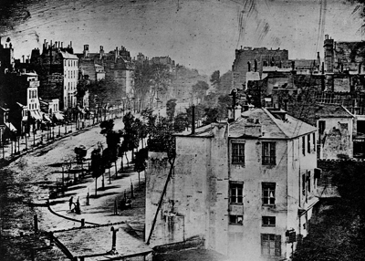 Louis Daguerre - Boulevard du Temple (1837)