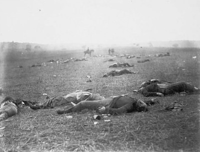 Mathew Brady - Federal Dead on the Field of Battle of First Day (1863)