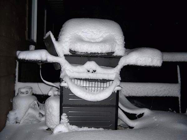 snow grill face