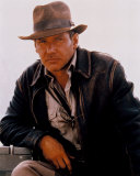 harrison ford with indaina jones hat on