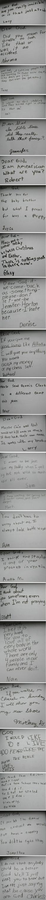 letters to god