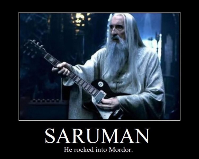 He rocked into Mordor