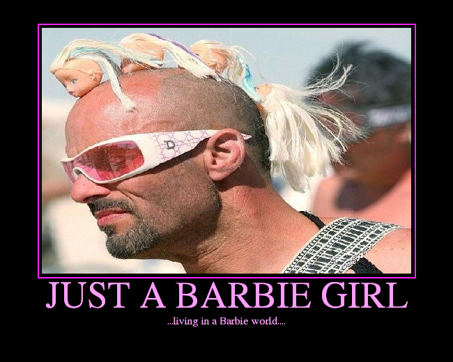 ...living in a Barbie world....