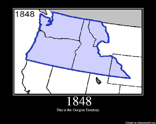 This is the Oregon Territory