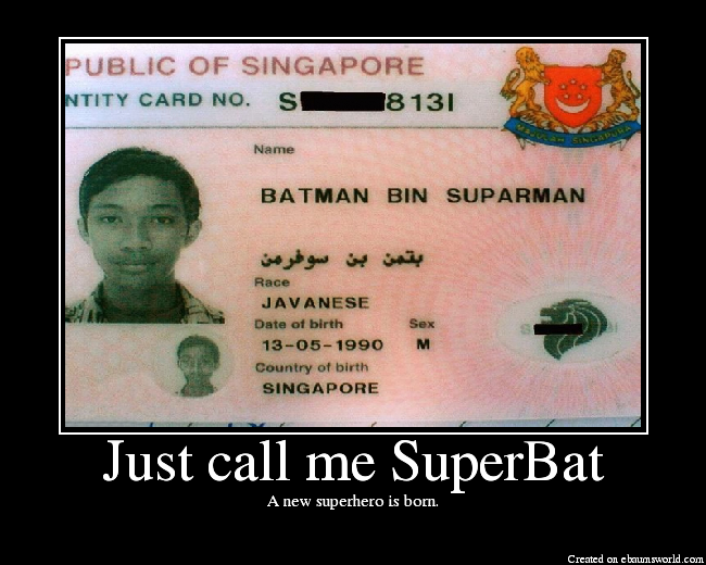 A new superhero is born.
