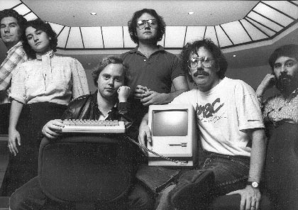The original Macintosh design team
