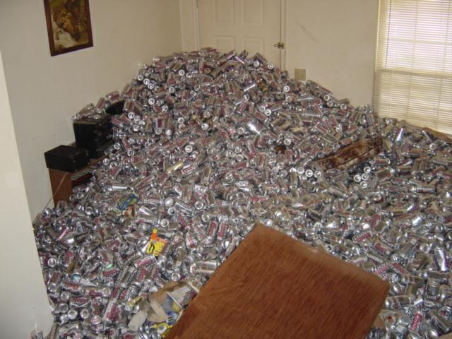Beer Cans Flood House!