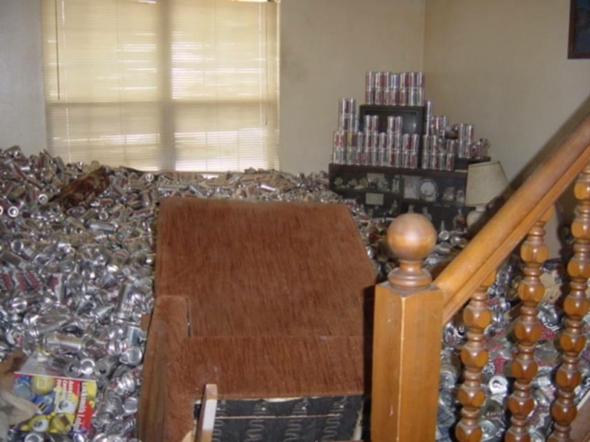 Beer Cans Flood House!