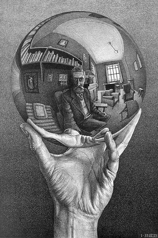 Another amazing drawing by M. C. Escher
