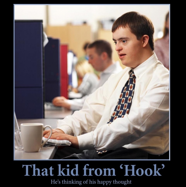 The kid from 'Hook'