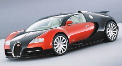 And finally the world's fastest car! The Buggatti Veyron boasting 1001 horsepower with a topspeed of 252