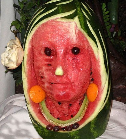 watermelon face