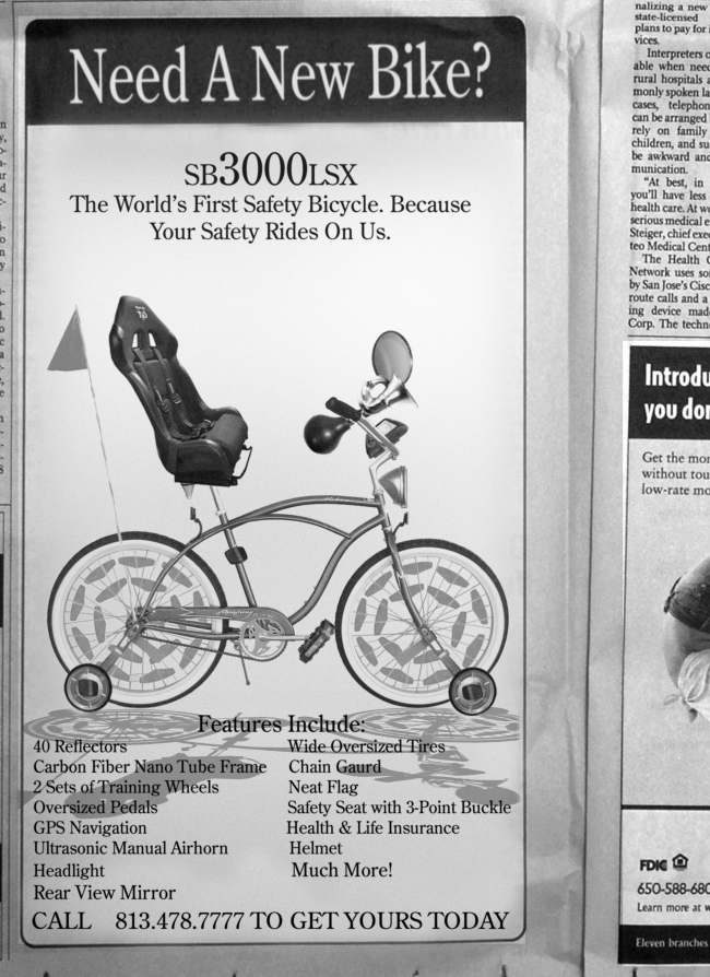 Safety Bicycle Ad