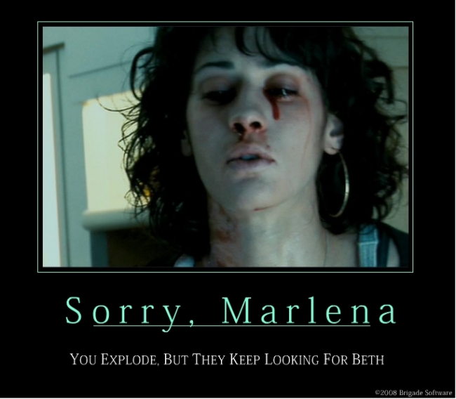 Marlena can't catch a break.